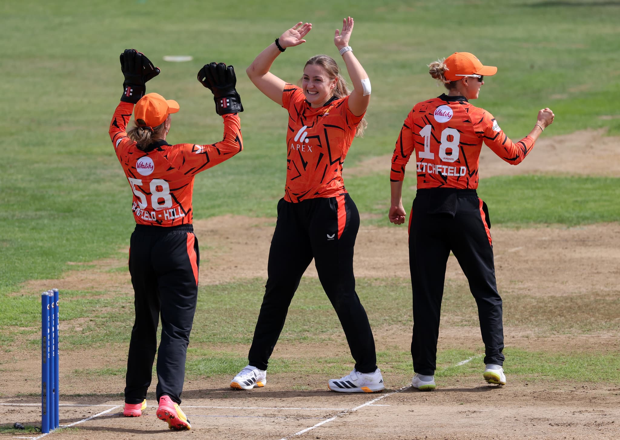 SunRisers Leeds vs London Spirit match banner